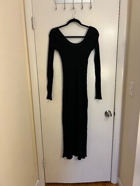 American Eagle Ribbed midi dress